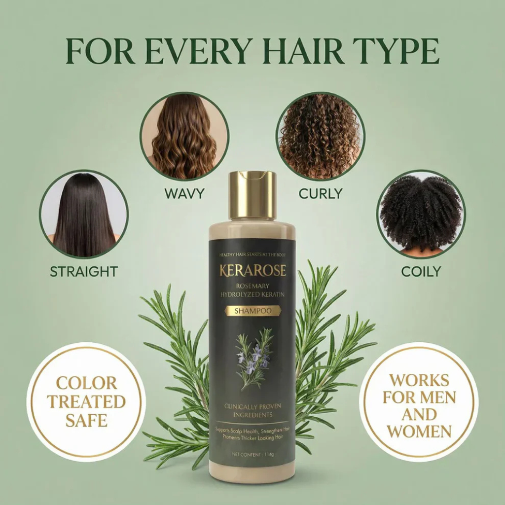 Kerarose Rosemary Shampoo For Hair Growth ( Buy 1 Get 1 Free π₯)