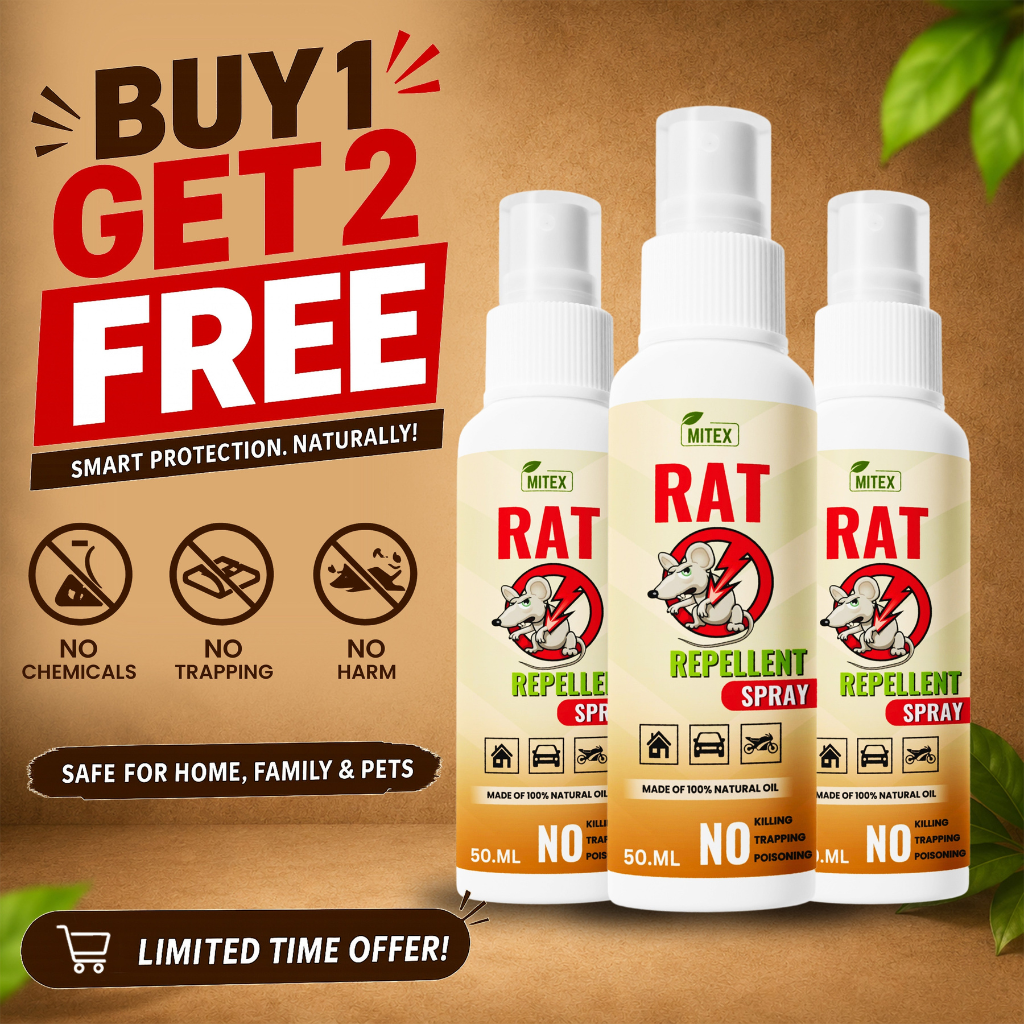 Rat Repellent Spray - Safe, Effective, and Eco-friendly