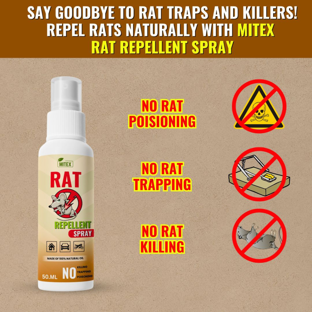 Rat Repellent Spray - Safe, Effective, and Eco-friendly