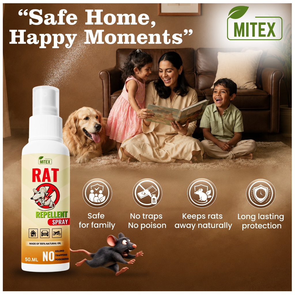 Rat Repellent Spray - Safe, Effective, and Eco-friendly