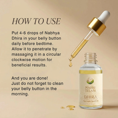Nabhi Telam - Ayurvedic Nabhi Oil (Buy 1 Get 1 Free!)