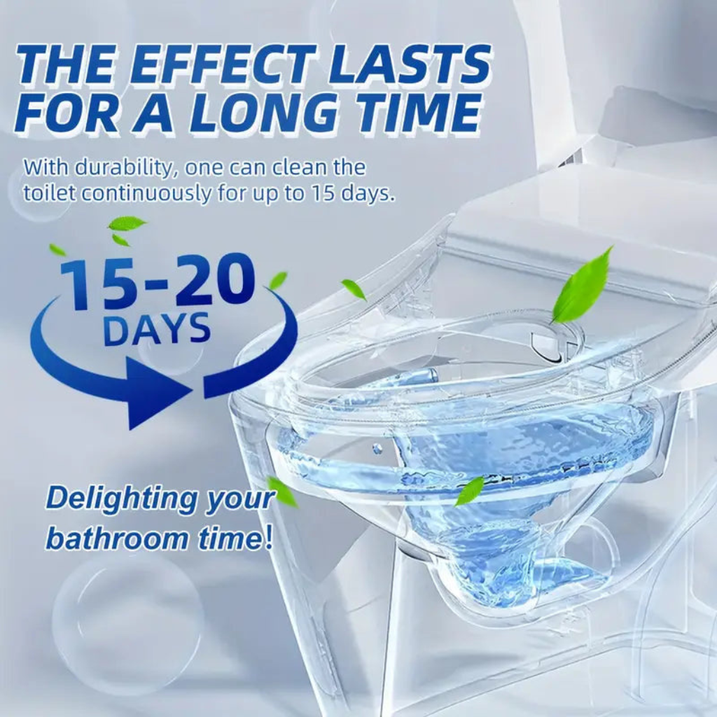 Blue Bubble Toilet Cleaner (Buy 1 Get 1 Free)
