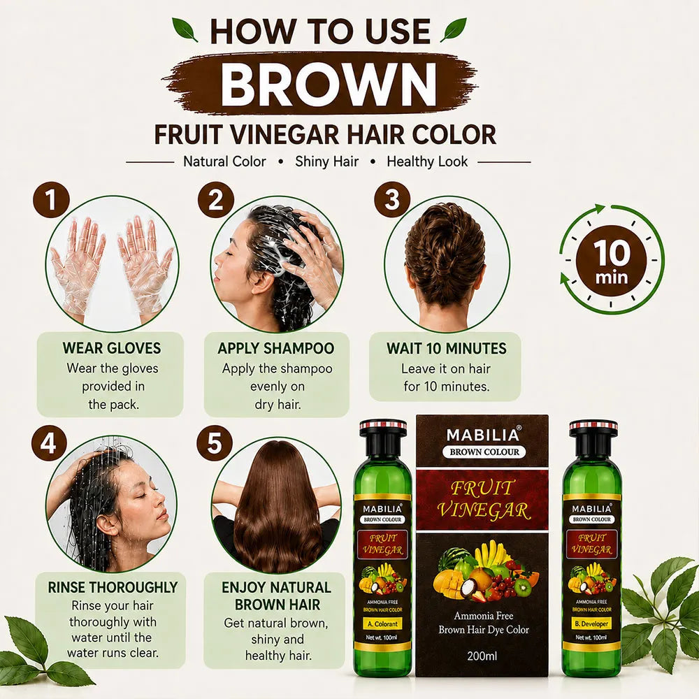 brown hair color kit