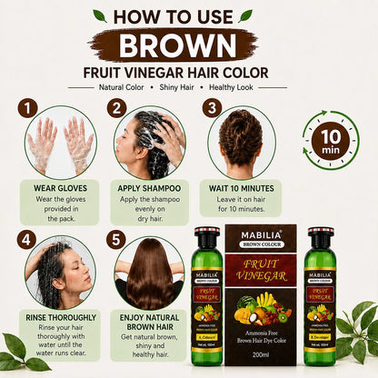 brown hair color kit