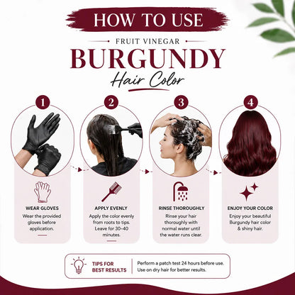burgundy gel hair color