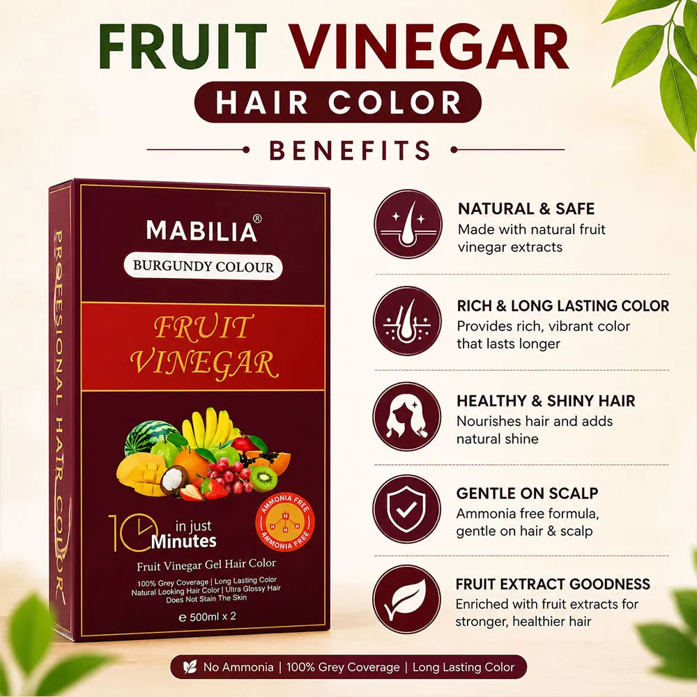 fruit vinegar burgundy dye