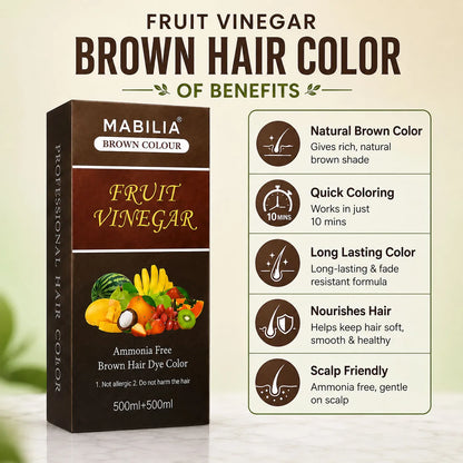 natural brown hair dye
